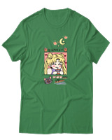 T-Shirt Unisex - Bubble Moon Tea - Color Thumbnail Πράσινο