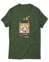 T-Shirt Unisex - Bubble Moon Tea - Color Thumbnail Κυπαρισσί