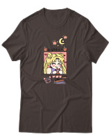 T-Shirt Unisex - Bubble Moon Tea - Color Thumbnail Καφέ