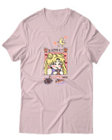 T-Shirt Unisex - Bubble Moon Tea - Color Thumbnail Απαλό Ροζ