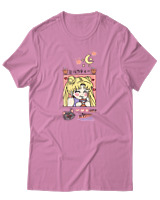 T-Shirt Unisex - Bubble Moon Tea - Color Thumbnail Ροζ