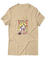 T-Shirt Unisex - Bubble Moon Tea - Color Thumbnail Μπεζ