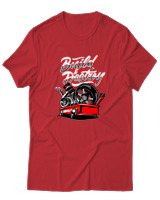 T-Shirt Αντρικό - Build Destroy - Color Thumbnail Κόκκινο