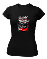 T-Shirt Στενή Γραμμή Γυναικείο - Build Destroy - Color Thumbnail Μαύρο