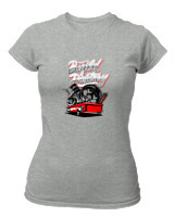 T-Shirt Στενή Γραμμή Γυναικείο - Build Destroy - Color Thumbnail Γκρι Μελανζέ