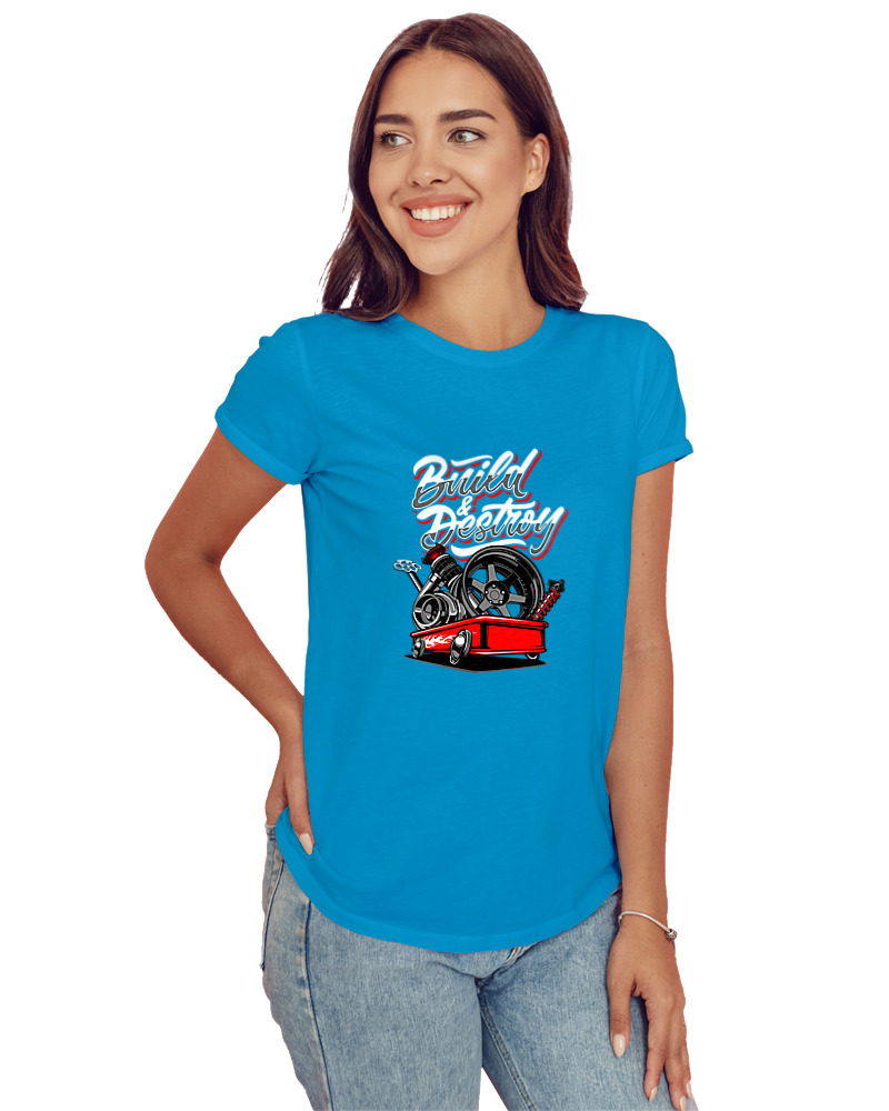 T-Shirt Στενή Γραμμή Γυναικείο - Build Destroy - Image 1