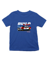 T-Shirt  Παιδικό - Build For Speed M3 E30 - Color Thumbnail Μπλε Ρουά