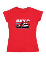 Κοριτσίστικο Κοντομανικο Παιδικό - Build For Speed M3 E30 - Color Thumbnail Κόκκινο