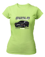 T-Shirt Στενή Γραμμή Γυναικείο - Build Your Dreams - Color Thumbnail Λαχανί