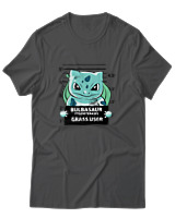 T-Shirt Αντρικό - Bulbasaur - Color Thumbnail Ανθρακί