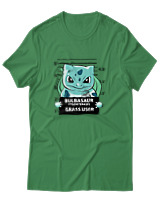 T-Shirt Αντρικό - Bulbasaur - Color Thumbnail Πράσινο