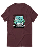 T-Shirt Αντρικό - Bulbasaur - Color Thumbnail Μπορντό