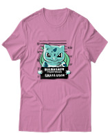 T-Shirt Αντρικό - Bulbasaur - Color Thumbnail Ροζ