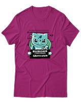 T-Shirt Αντρικό - Bulbasaur - Color Thumbnail Φουξια
