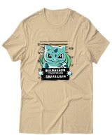 T-Shirt Αντρικό - Bulbasaur - Color Thumbnail Μπεζ