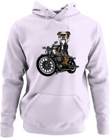 Φούτερ με κουκούλα - Bulldog Motorbike - Color Thumbnail Lilac