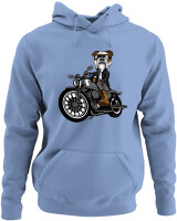 Φούτερ με κουκούλα - Bulldog Motorbike - Color Thumbnail Blue Carolina