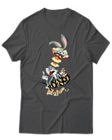 T-Shirt Unisex - Bunny Boom - Color Thumbnail Ανθρακί