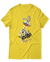 T-Shirt Unisex - Bunny Boom - Color Thumbnail Χρυσό Κίτρινο