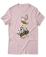 T-Shirt Unisex - Bunny Boom - Color Thumbnail Απαλό Ροζ