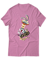 T-Shirt Unisex - Bunny Boom - Color Thumbnail Ροζ