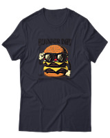 T-Shirt Αντρικό - Burger Day - Color Thumbnail Σκούρο Μπλε