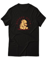 T-Shirt  Γυναικείο - Burger Godzilla - Color Thumbnail Μαύρο