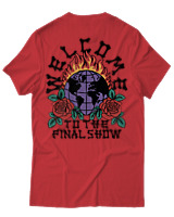T-Shirt Αντρικό - Burning Planet - Color Thumbnail Κόκκινο