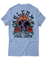 T-Shirt Αντρικό - Burning Planet - Color Thumbnail Γαλάζιο