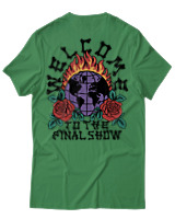T-Shirt Αντρικό - Burning Planet - Color Thumbnail Πράσινο