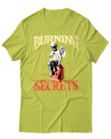 T-Shirt Unisex - Burning Secrets - Color Thumbnail Λαχανί