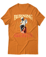 T-Shirt Unisex - Burning Secrets - Color Thumbnail Πορτοκαλί