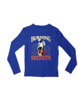 Μακρυμάνικο Μακό Παιδικό - Burning Secrets - Color Thumbnail Μπλε Ρουά