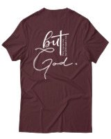 T-Shirt Αντρικό - But God - Color Thumbnail Μπορντό