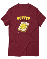 T-Shirt Αντρικό - Butter - Color Thumbnail Σκούρο Κόκκινο