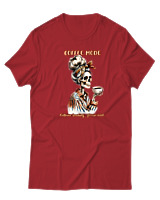 T-Shirt  Γυναικείο - Caffeine Loading - Color Thumbnail Κόκκινο