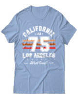 T-Shirt Unisex - California 75 - Color Thumbnail Γαλάζιο