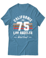 T-Shirt Unisex - California 75 - Color Thumbnail Τιρκουάζ