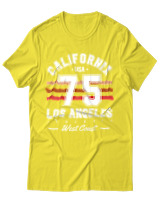 T-Shirt Unisex - California 75 - Color Thumbnail Κίτρινο