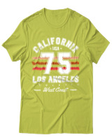 T-Shirt Unisex - California 75 - Color Thumbnail Λαχανί