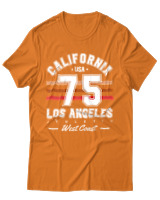 T-Shirt Unisex - California 75 - Color Thumbnail Πορτοκαλί
