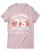 T-Shirt Unisex - California 75 - Color Thumbnail Απαλό Ροζ