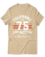 T-Shirt Unisex - California 75 - Color Thumbnail Μπεζ