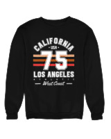 Φούτερ χωρίς κουκούλα - California 75 - Color Thumbnail Μαύρο