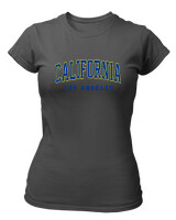 T-Shirt Στενή Γραμμή - California Los Angeles - Color Thumbnail Ανθρακί