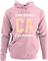 Φούτερ με κουκούλα - California San Diego - Color Thumbnail Pink