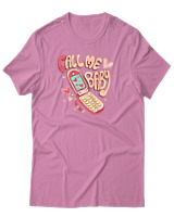 T-Shirt Αντρικό - Call Me Babe - Color Thumbnail Ροζ