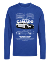 Μακρυμάνικο Μακό Αντρικό - Camaro - Color Thumbnail Μπλε Ρουά
