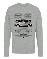 Μακρυμάνικο Μακό Αντρικό - Camaro SS - Color Thumbnail Γκρι Μελανζέ