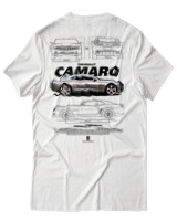 T-Shirt Unisex - Camaro SS - Color Thumbnail Άσπρο
